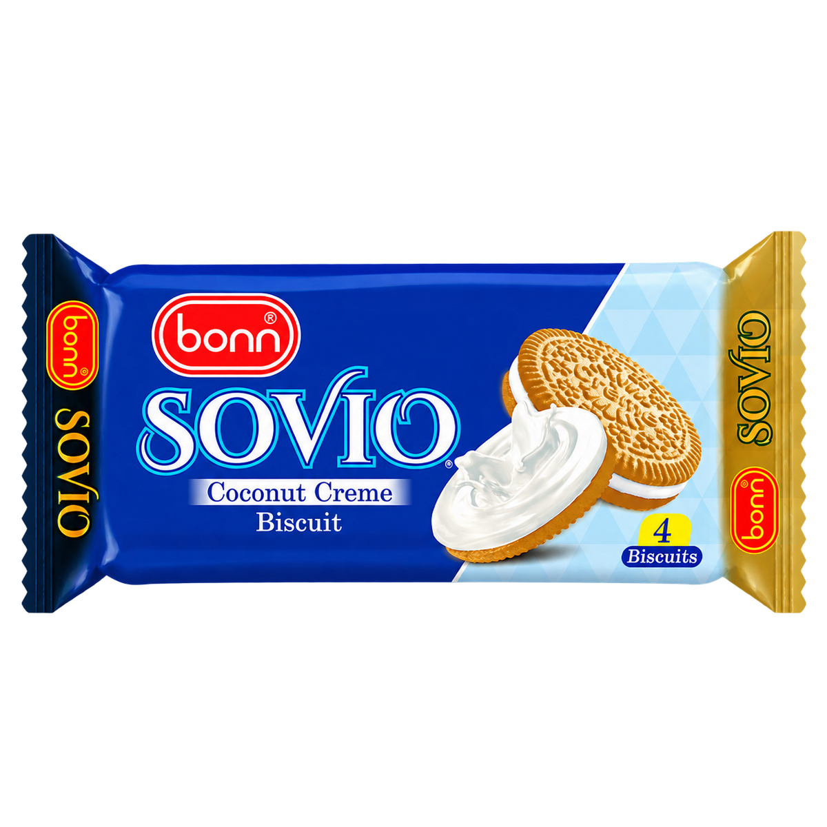 Bonn Sovio Vanilla Biscuits Coconut Cream 36g – Case of 144