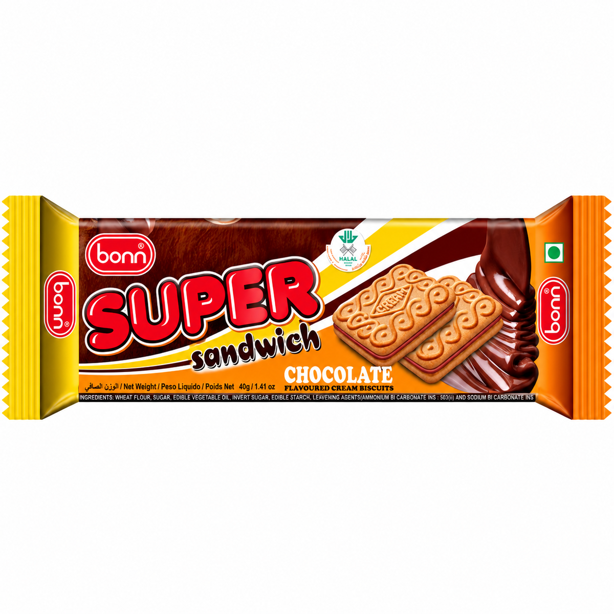 Super Sandwich Chocolate 40g – Box of 48