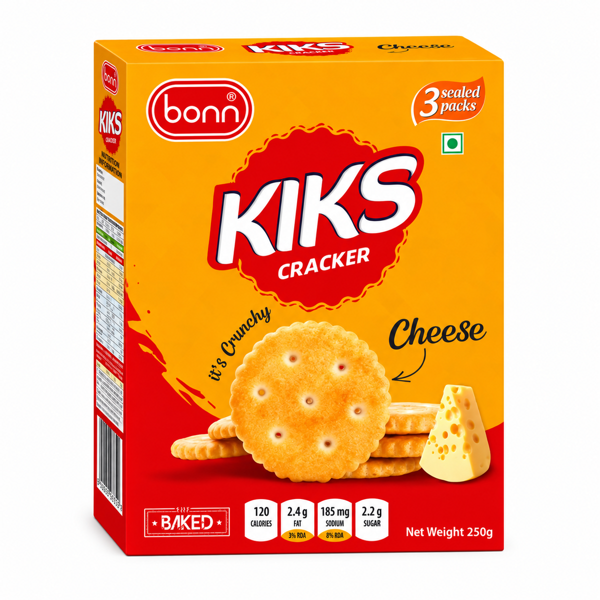 Bonn Kiks Cheese Crackers 250g