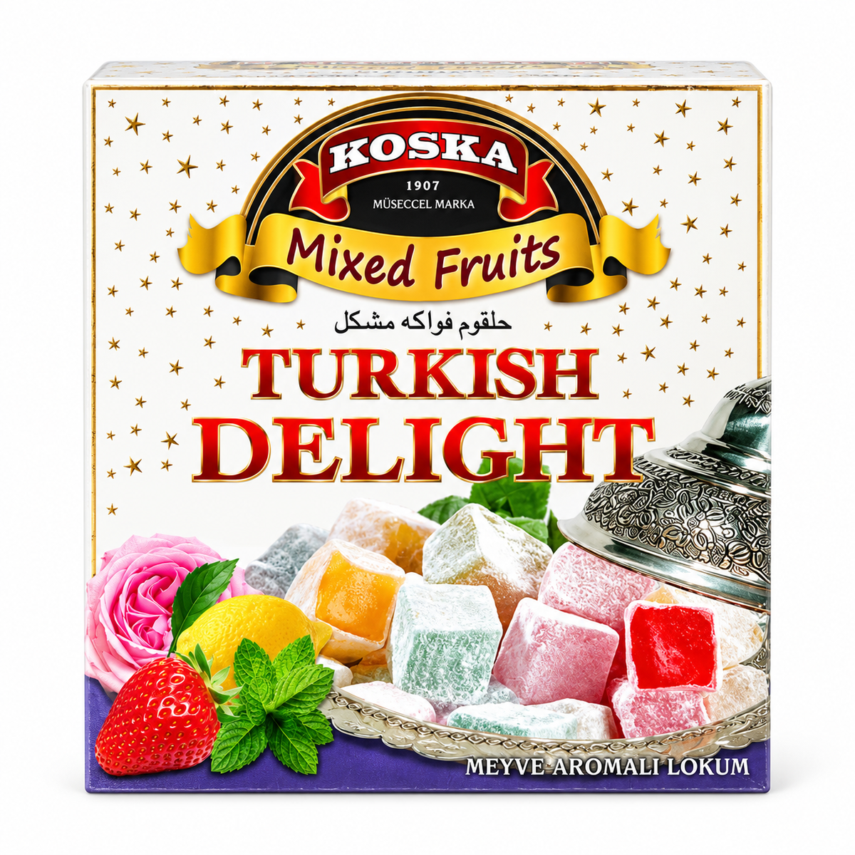 Koska Mixed Fruits Turkish Delight 200g