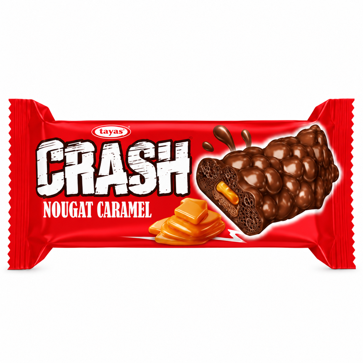 Crash Nougat & Caramel Bar – Box of 24