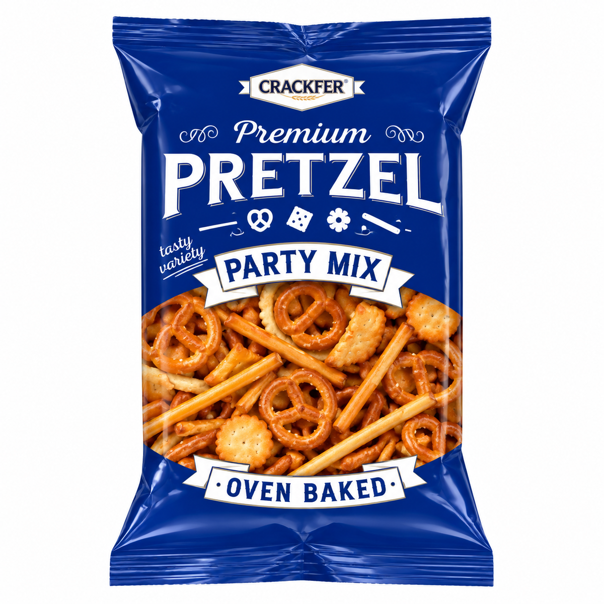 Pretzel Cracker Party Mix 200g