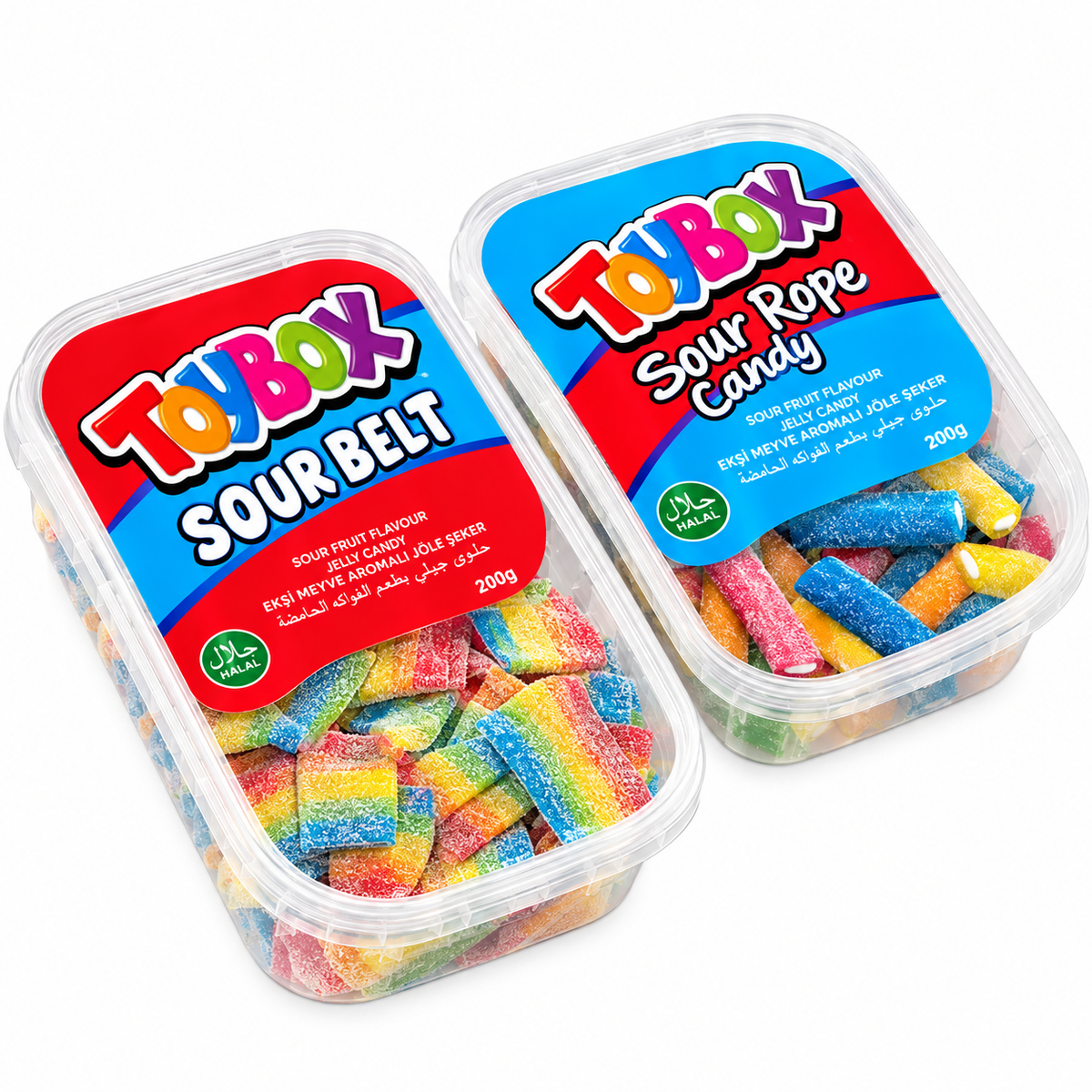 Toybox Sour Rope Licorice Mix 200g