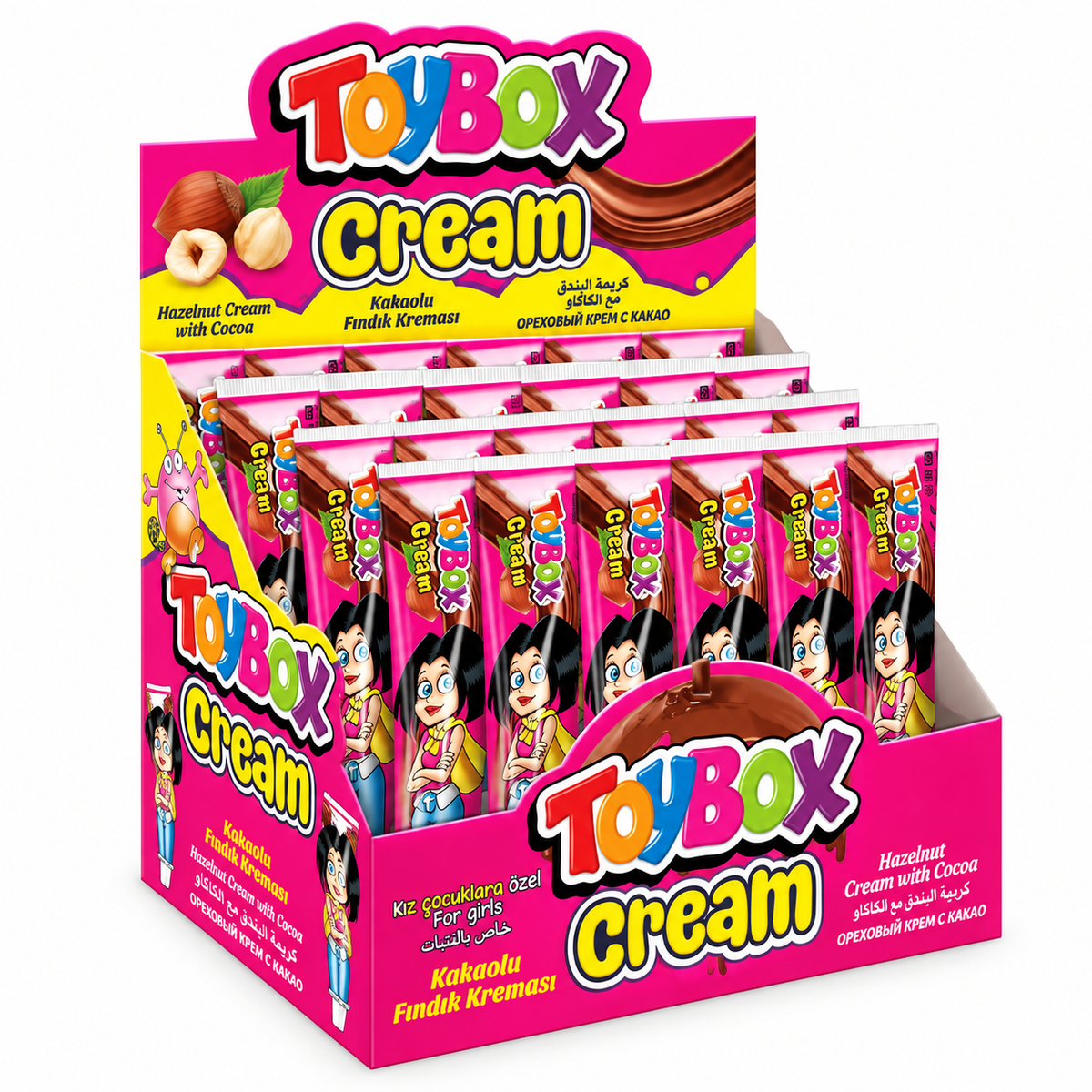Toybox Hazelnut Cream Girl – Box of 24